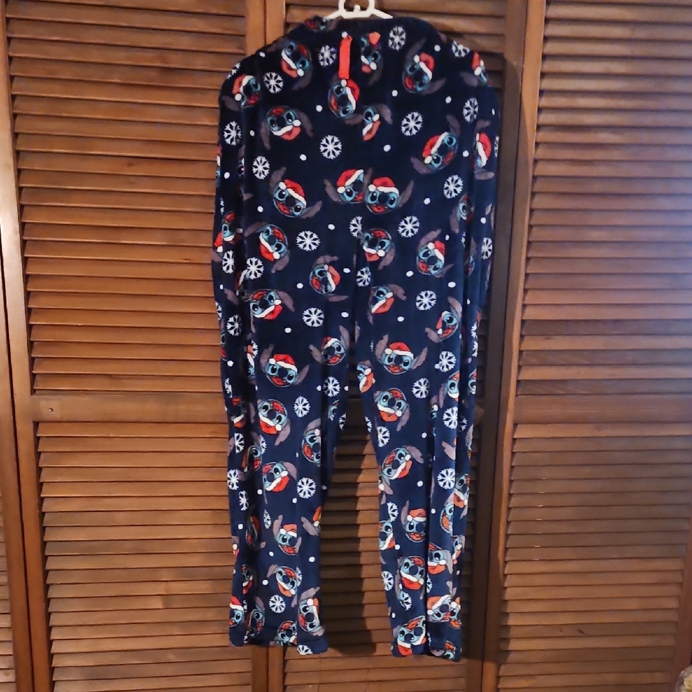 Disney Dark Blue Pajama Set with Snowman Motif
